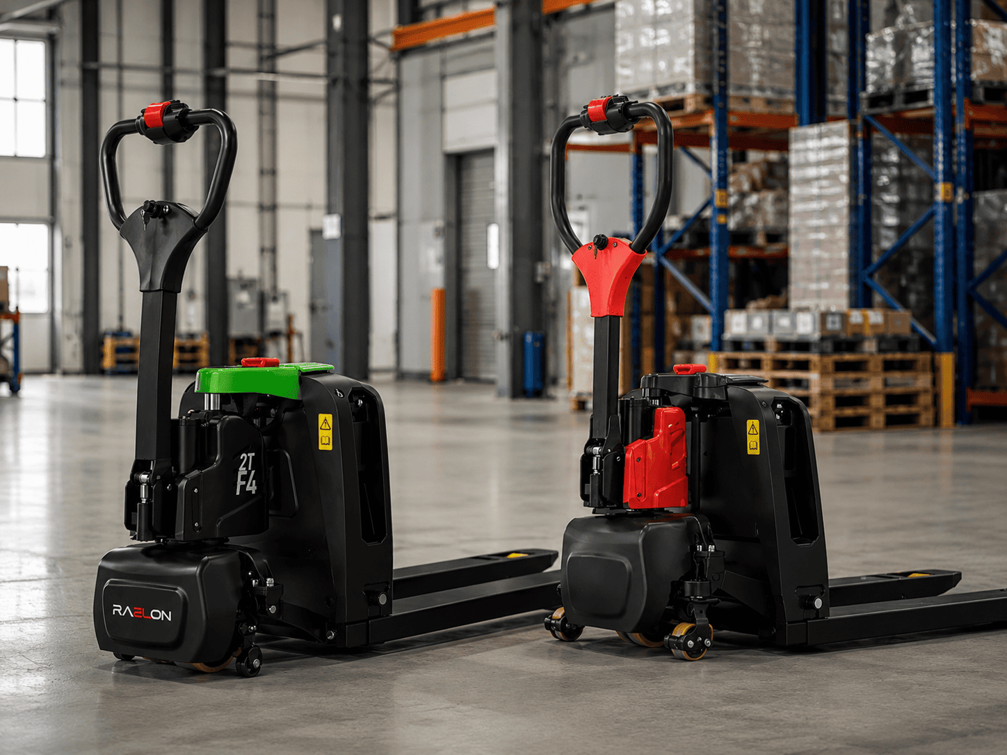 Raelon electric pallet jack 3300 lb vs 4400 lb capacity comparison for warehouse buyers