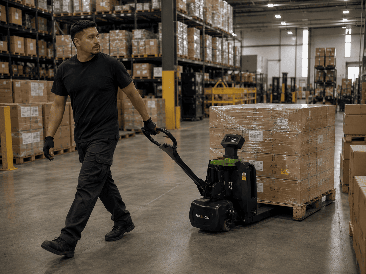 Electric Pallet Jack for Distribution Centers and 3PL Warehouses