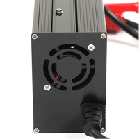 Raelon 24V 10A Pallet Jack Charger with SB120 120A Red Connector for Floor Scrubbers
