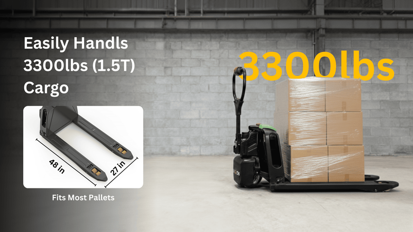 Raelon F4 3300lbs Lithium-Ion Electric Pallet Jack product image 2