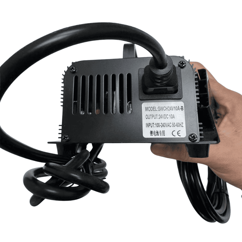 Cargador de batería de litio estándar Raelon SWCH24V10A-B-75X 24V 10A