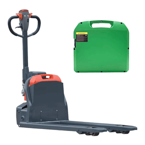 48V 20Ah lithium battery installed in SL20L3 electric pallet jack warehouse use