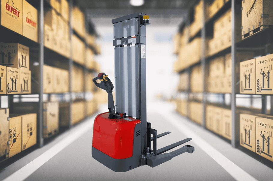 Raelon electric stacker improves warehouse efficiency for pallet lifting and narrow aisle handling