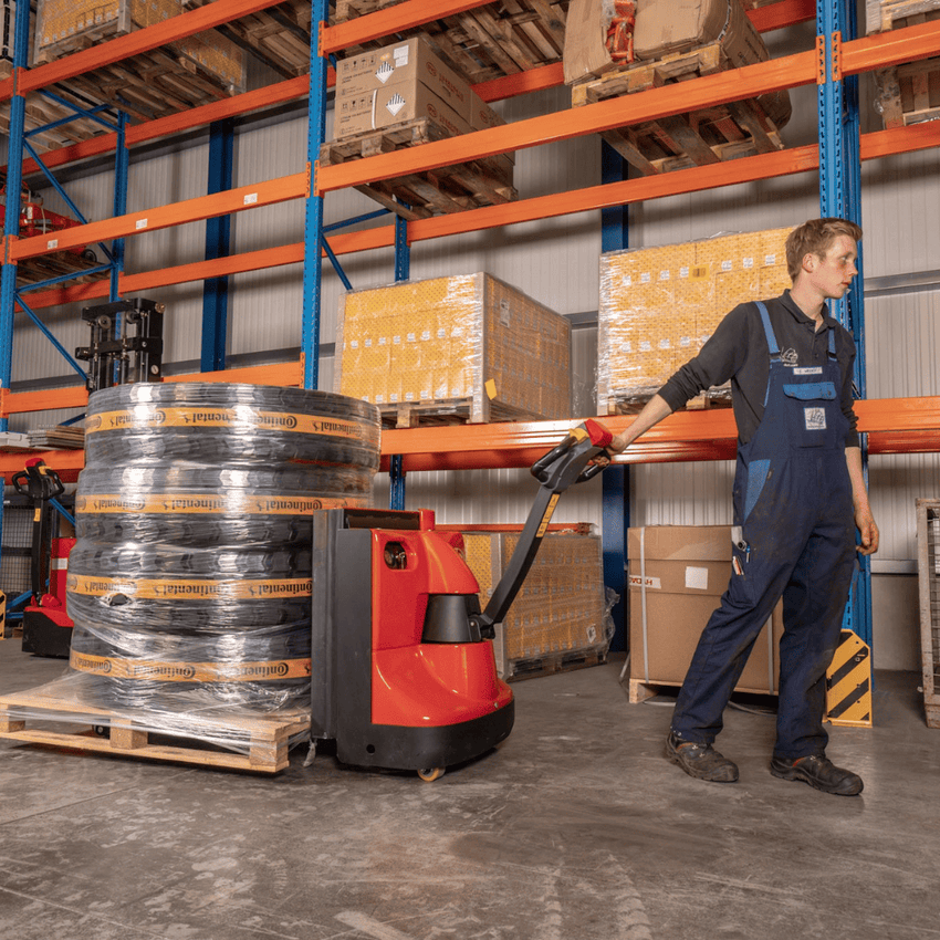 Raelon EPT25-WA powered pallet truck for heavy-duty warehouse pallet handling