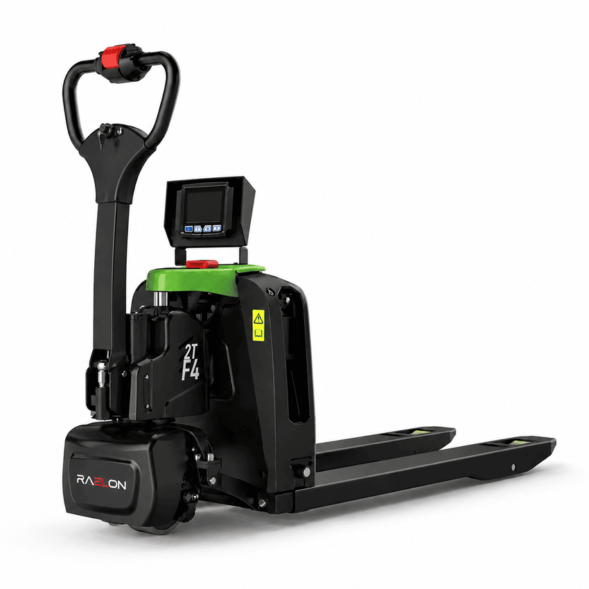 Raelon F4-201 4400lbs lithium-ion electric pallet jack with scale main product view